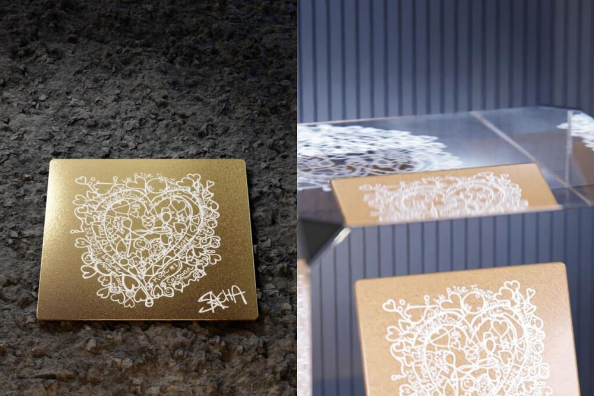 Dubai based British artist sends first artwork to the Moon