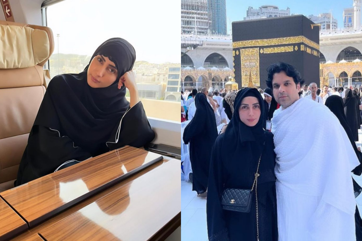 Actress Uzma Khan shared her Umrah journey pictures with husband