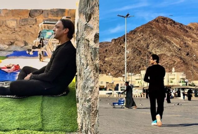 Cricketer Shoaib Akhtar shares pictures from Madina