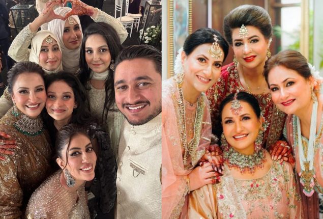 Saba Faisal expresses gratitude to her family for taking part In Arsalan’s wedding