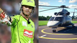 David Warner’s Helicopter Arrival Sparks Excitement at SCG Before BBL 13