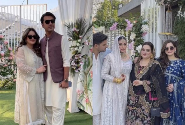 Maaz Khan’s Nikah videos with Aiman and Minal Khan