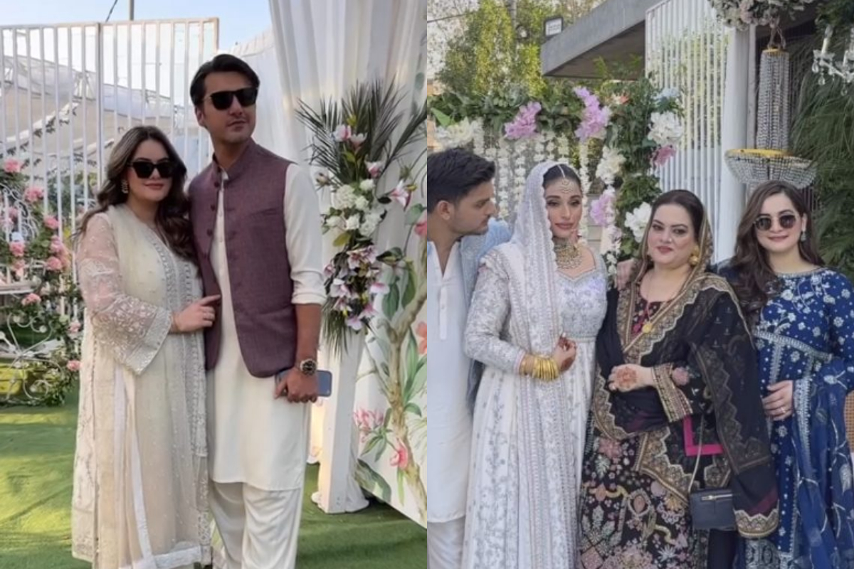 Maaz Khan’s Nikah videos with Aiman and Minal Khan
