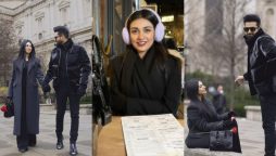 Sarah Khan and Falak Shabir share new adorable couple pictures from London