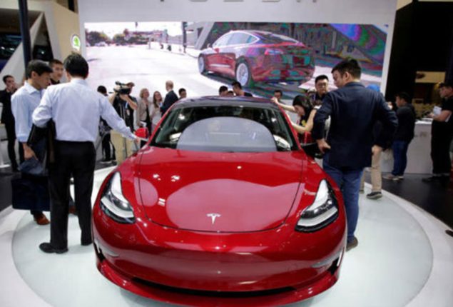 Tesla introduces restyled Model 3 sedan