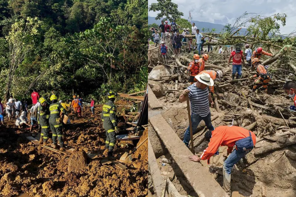 Colombia landslide killed 33 people, including children