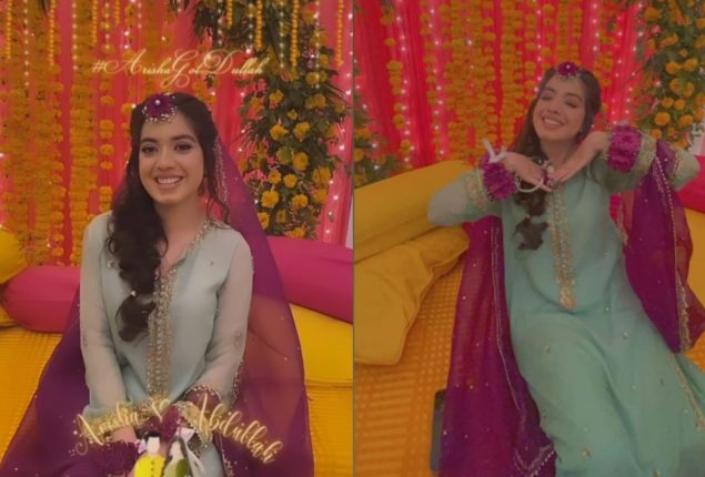 Arisha Razi shares pictures from her dholki event