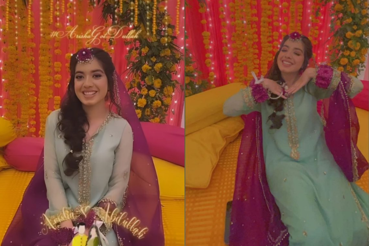 Arisha Razi shares pictures from her dholki event