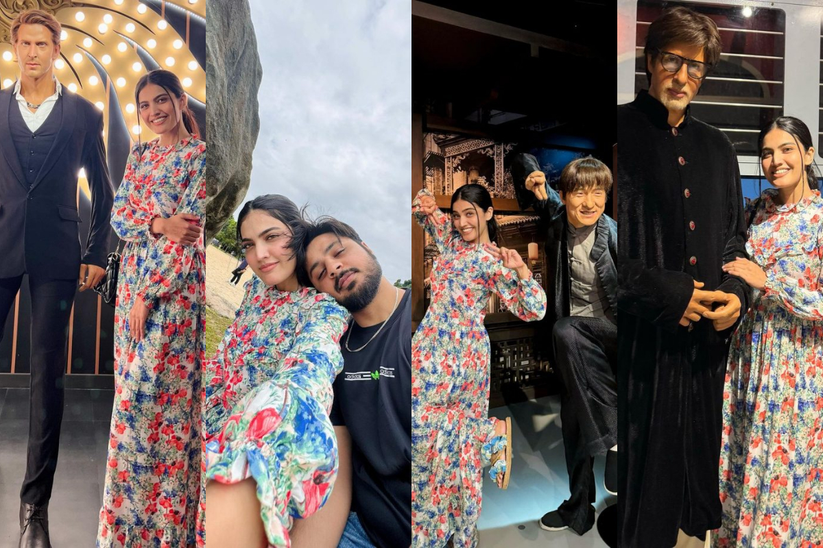 Iqra Kanwal and Areeb Parvaiz captivating pictures from Madame Tussauds Museum