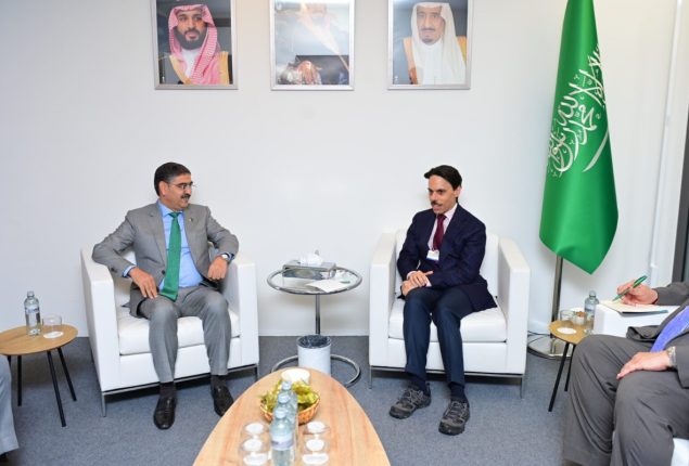 Saudi foreign minister Faisal bin Farhan calls on PM Kakar  