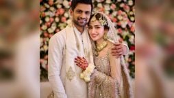 Shoaib Malik ties knot with popular actor Sana Javed