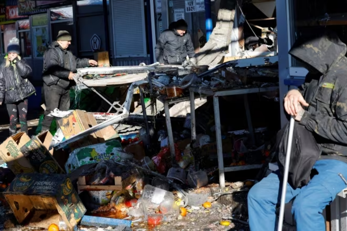 At least 25 dead in shelling of market in Russian-occupied Ukraine