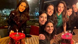 Ayeza Khan celebrate her lavish birthday party with Friends in London
