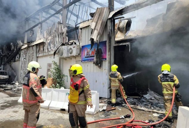 Dubai: Al Quoz massive fire brought under control in 6 minutes