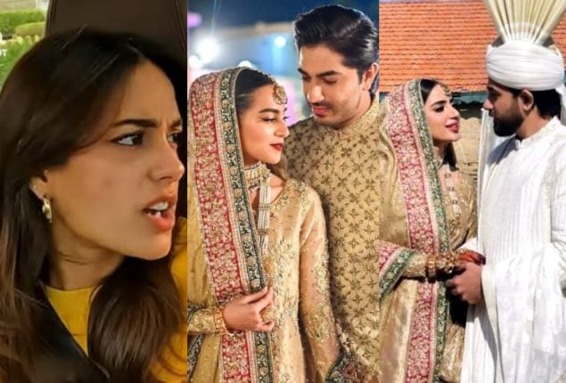 Iqra Aziz respond to copying Saboor Aly’s wedding dress controversy