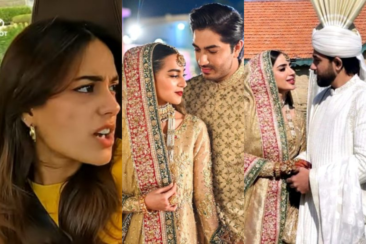 Iqra Aziz respond to copying Saboor Aly's wedding dress controversy