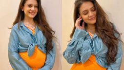 Zara Noor Abbas pregnancy pictures get mixed reactions