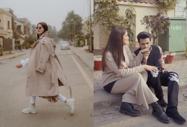 Kanwal Aftab and Zulqarnain Sikandar’s enchanting winter photoshoot