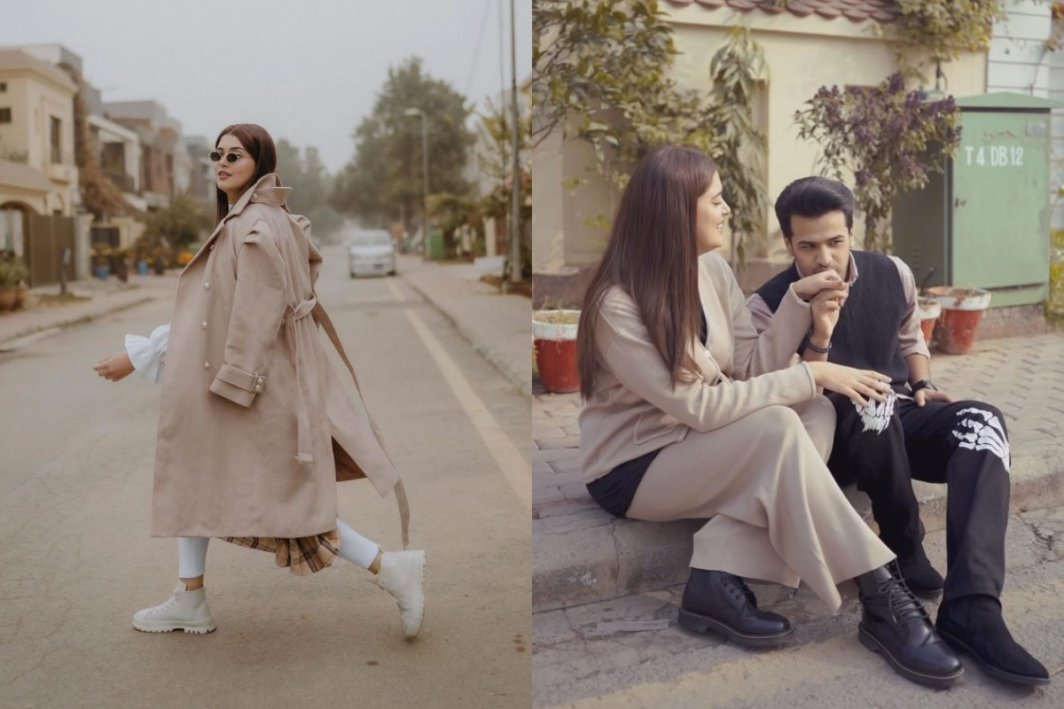 Kanwal Aftab and Zulqarnain Sikandar's enchanting winter photoshoot