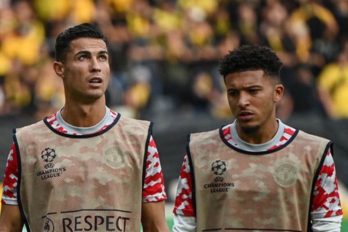 Jadon Sancho reveals what he learned from Cristiano Ronaldo at Manchester United