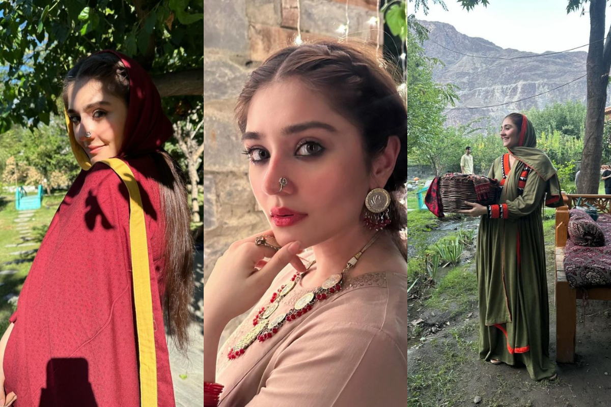 Durefishan Saleem shared beautiful pictures from her latest drama set