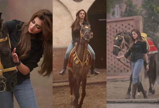 Jannat Mirza’s stunning photoshoot with majestic horse