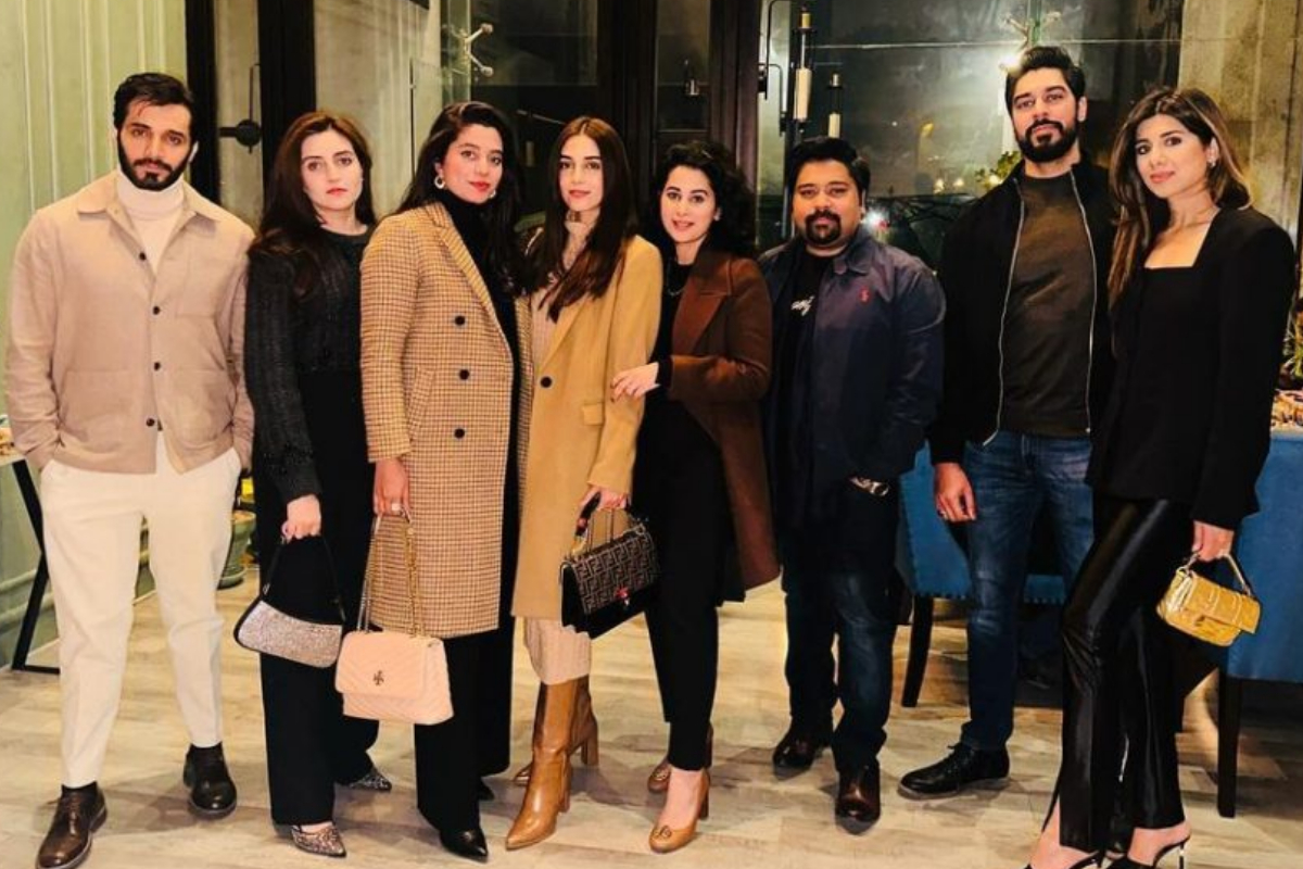 Wahaj Ali and Maya Ali's spotted together a dinner party