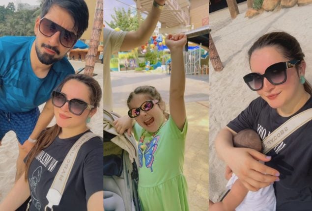 Aiman Khan shares captivating moments from family vacations