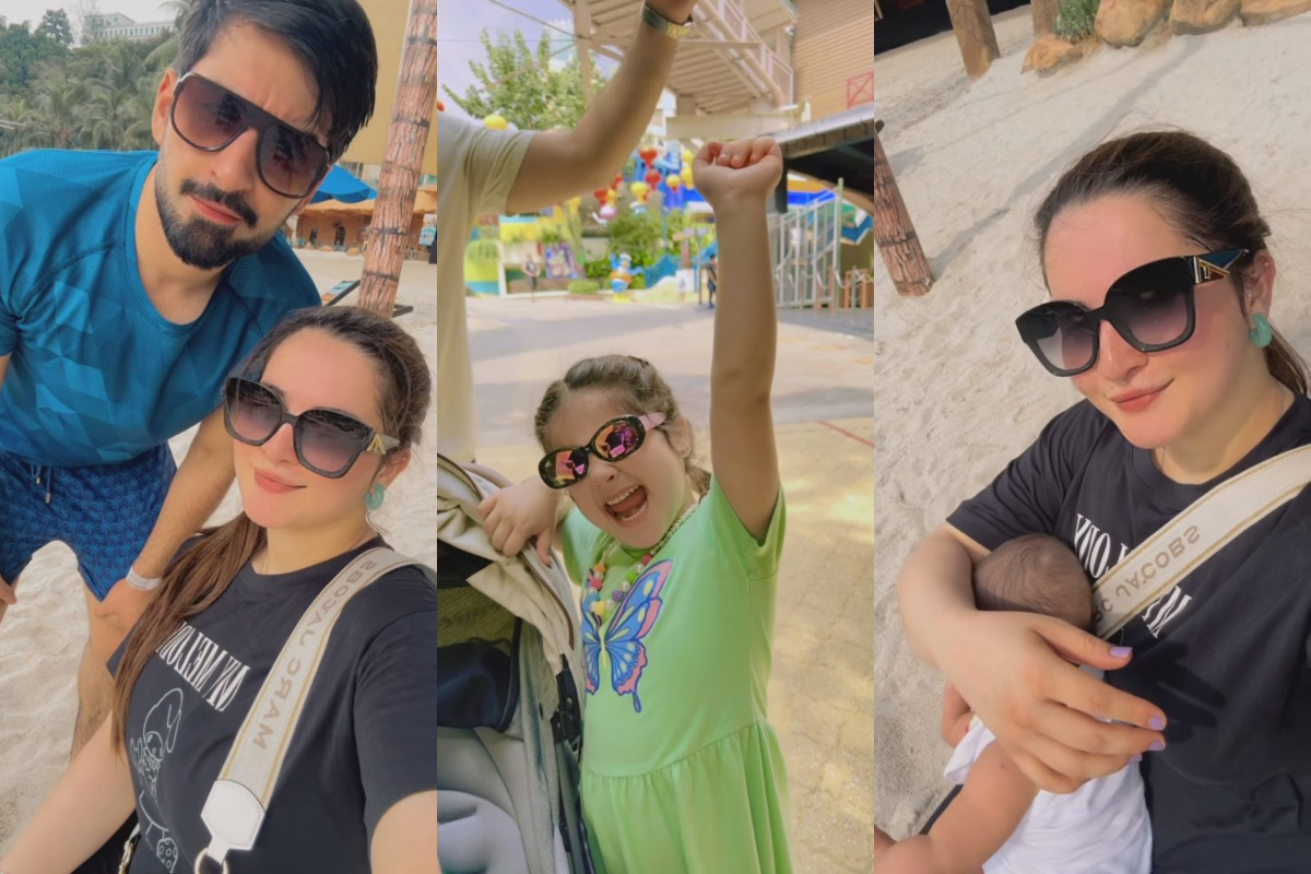 Aiman Khan shares captivating moments from family vacations