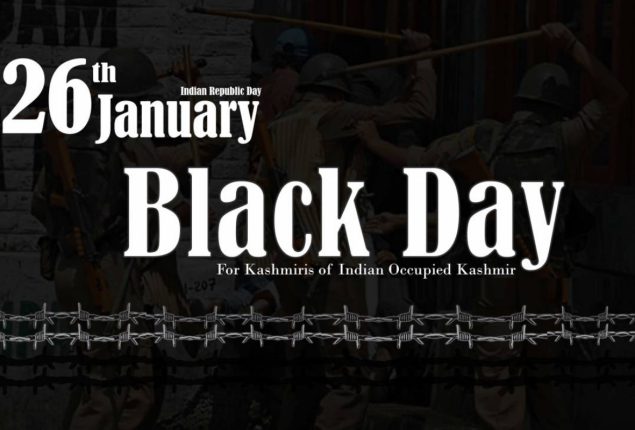 Kashmiris mark Indian Republic Day as Black Day