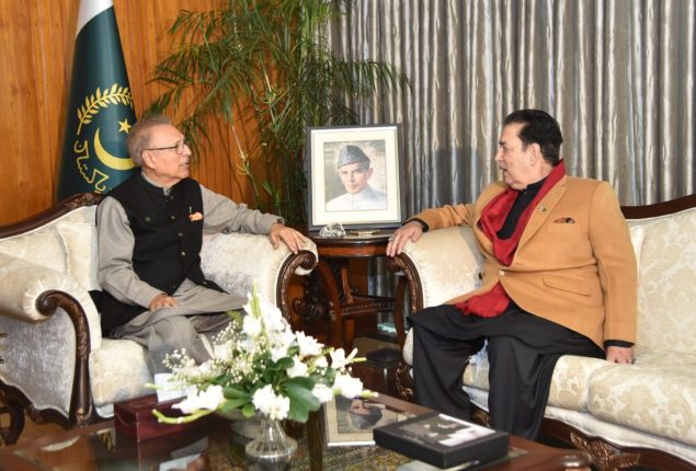 GB Governor calls on President Alvi