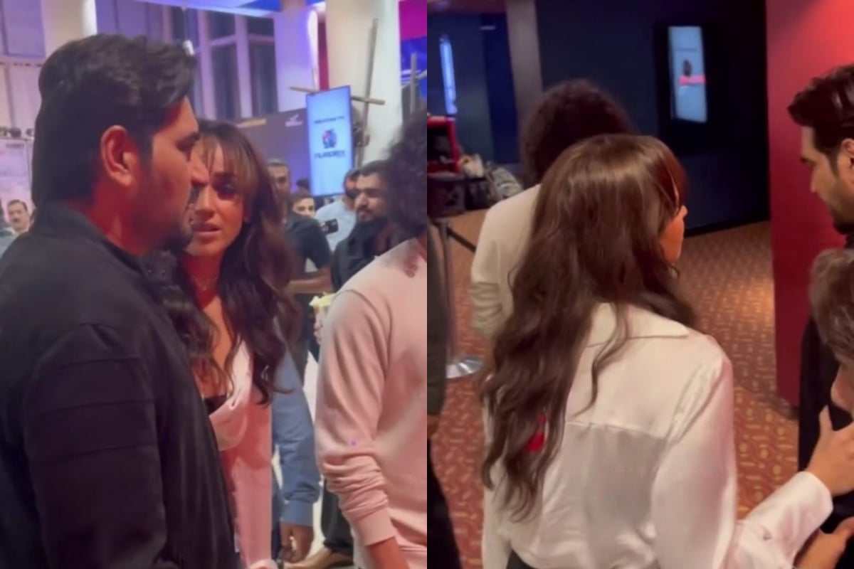 Watch: Faryal Mehmood chasing Humayun Saeed in a viral clip