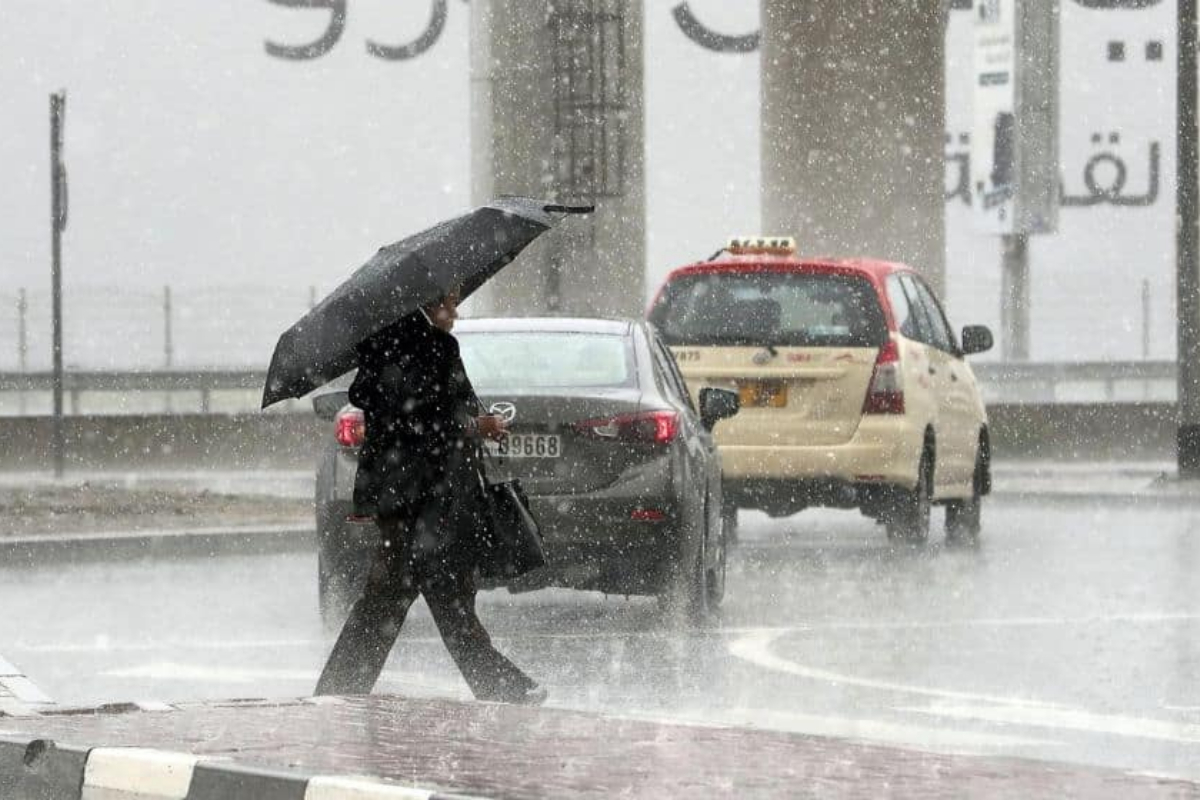 UAE gears Up for 5°C temperature drop, as heavy winter rain started
