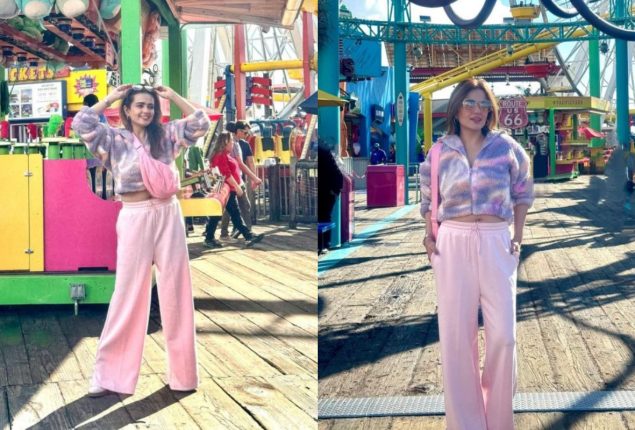 Sumbul Iqbal shares captivating moments from Pacific Park in Santa Monica