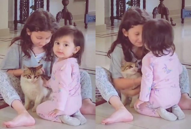 Watch Video: Shahroz Sabzwari shares adorable moments of his two daughters