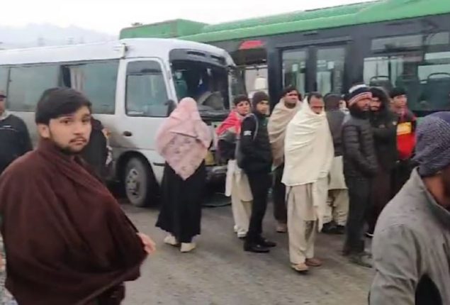 Metro Bus Accident in Islamabad Leaves Multiple hurt