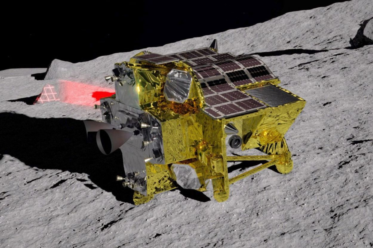 Japan's Moon Mission Mishap: Spacecraft Lands Upside-Down