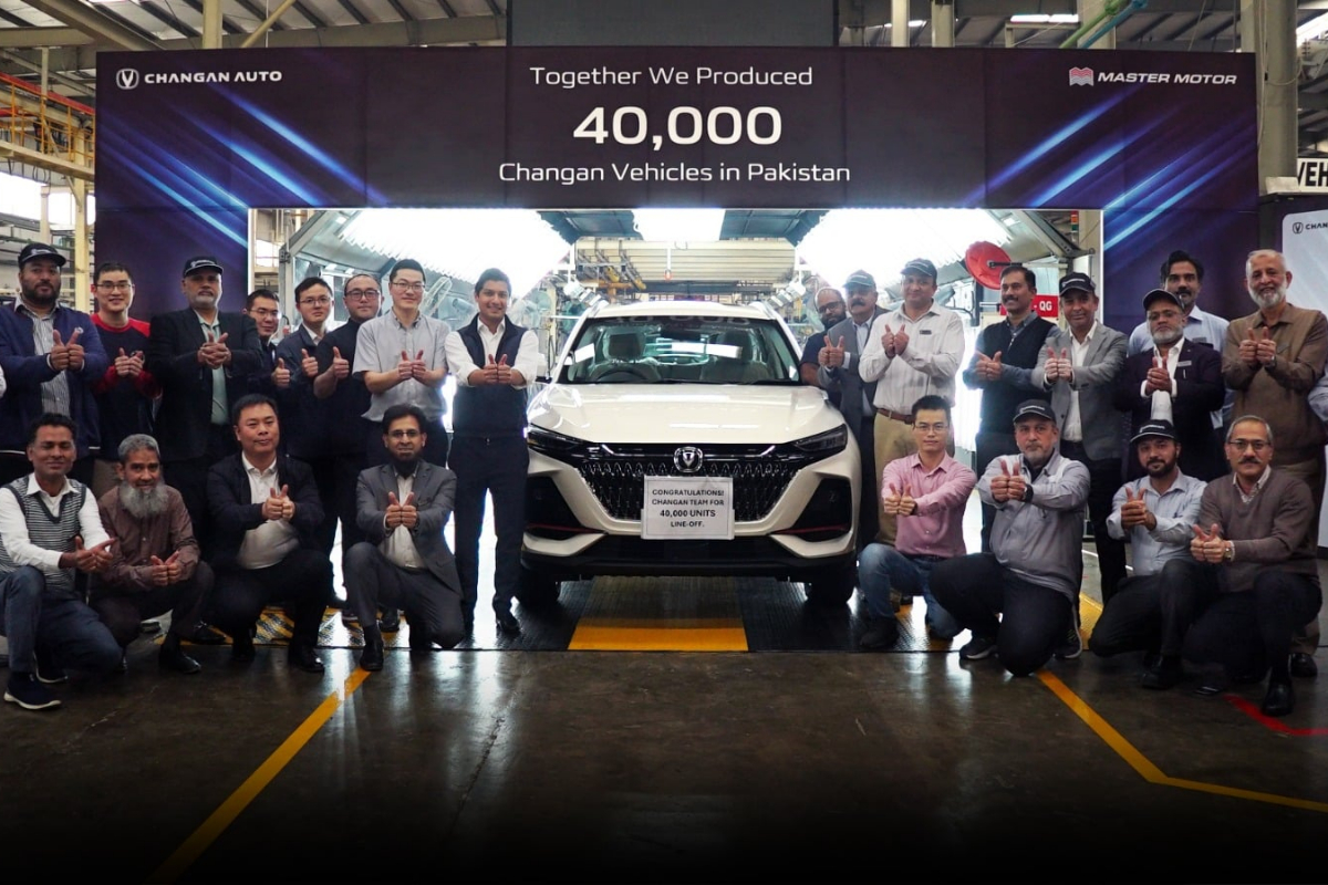 Master Changan hits 40,000 production mark