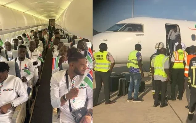 Gambia AFCON Squad Survives Near-Disaster on Flight to Ivory Coast