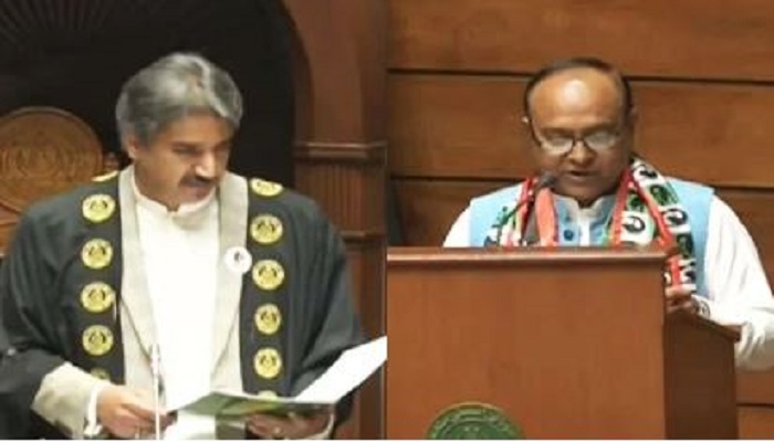 PPP’s Owais Qadir Shah takes oath as 12th Speaker of Sindh Assembly, Anthony Naveed as Deputy Speaker