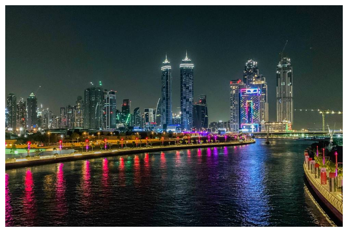 RTA Revamps Dubai Canal Bridge's Waterfall on Sheikh Zayed Road