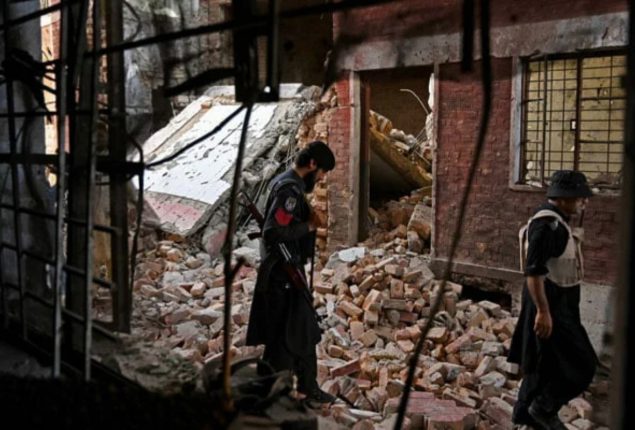 Five policemen killed in terrorist attack in DI Khan