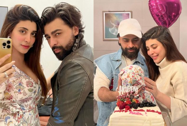 Urwa Hocane and Farhan Saeed celebrate their daughter Aara’s first month