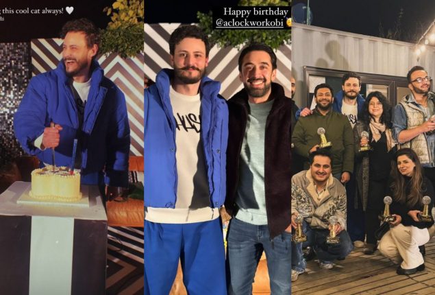 Osman Khalid Butt celebrate his birthday with family & industry friends