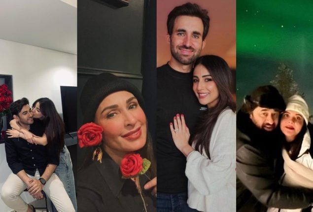 Pakistani Celebrities shower their spouses with Valentine’s Day wishes