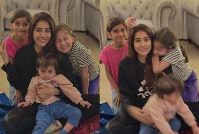 Syra Yousuf’s pictures with Shahroz’s second daughter caught public admiration