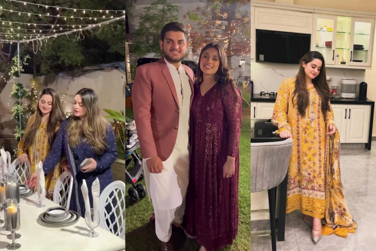 Minal Khan hosts a dinner for newlywed brother and family