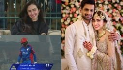 Sana Javed appearance at the stadium to support Shoaib Malik sparks criticism