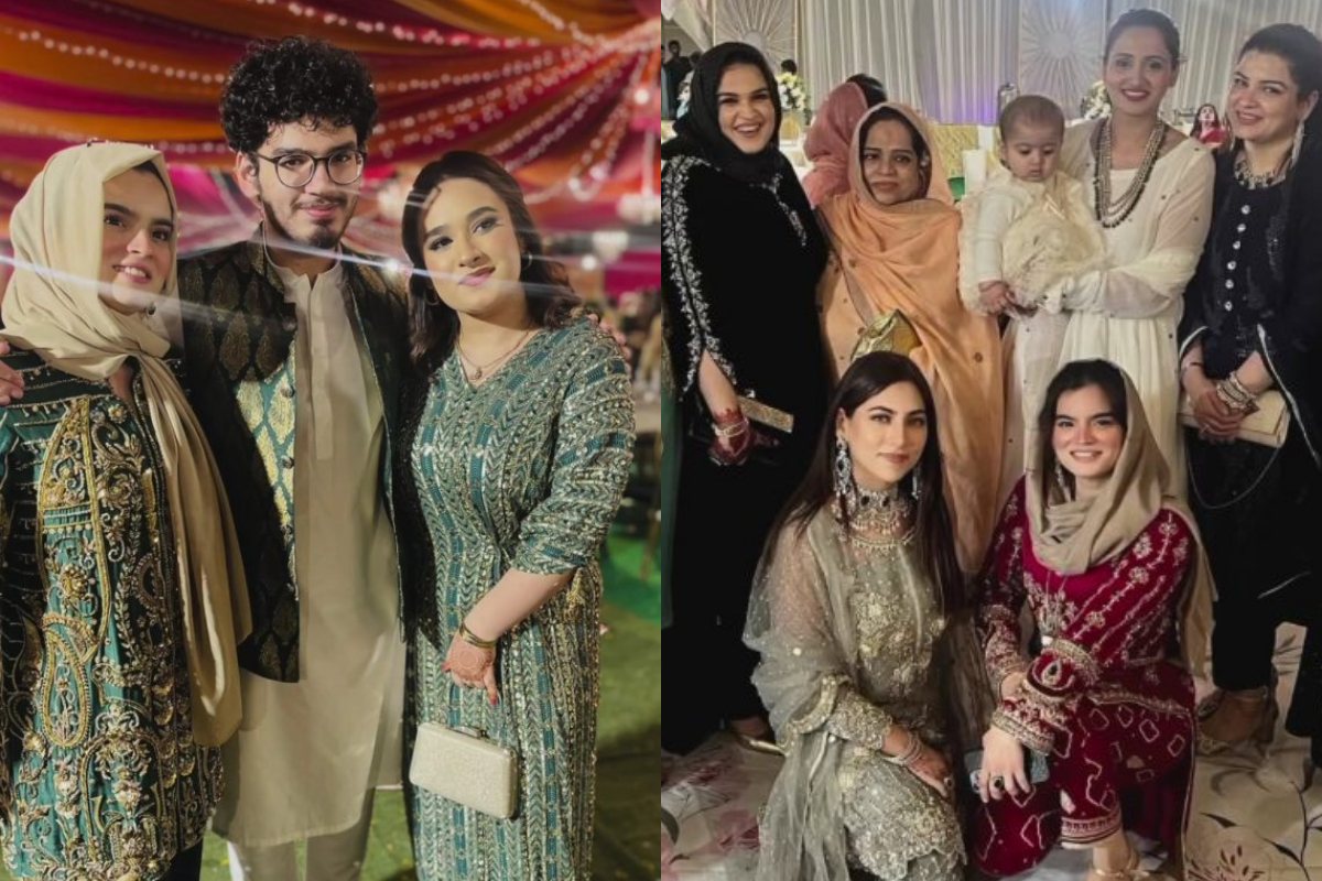 Syeda Aliza Sultan shared family moment pictures from a wedding