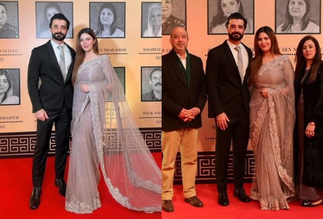 Naimal Khawar and Hamza Ali Abbasi steal the spotlight at Hum women awards